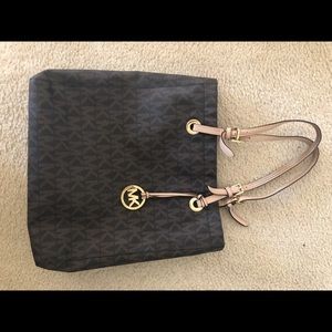 Michael Kors Brown Jet Set Travel Large Tote